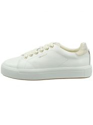 GANT Footwear Skórzane sneakersy "Avino" w kolorze biało-kremowym rozmiar: 38. Białe trampki GANT Footwear, bez wzorów, bez zapięcia. Za 289.88 zł.