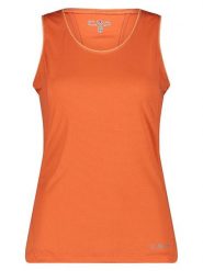 Cmp Top funkcyjny w kolorze pomarańczowym rozmiar: 38. Pomarańczowe topy CMP, bez wzorów, z materiału, bez kołnierzyka, bez ramiączek. Za 75.34 zł.