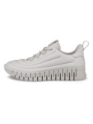 Ecco Skórzane sneakersy w kolorze szarym rozmiar: 37. Szare trampki ecco, bez wzorów, bez zapięcia. Za 339.00 zł.