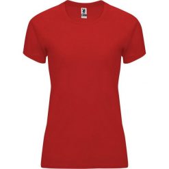 Damska Koszulka Sportowa Z Krótkim Rękawem Bahrain. Czerwone koszulki sportowe ROLY, bez wzorów, bez ramiączek, trekkingowe. Za 44.99 zł.