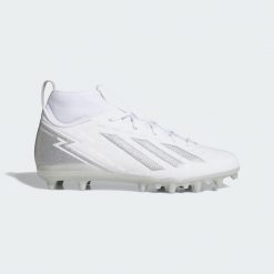 Buty do futbolu amerykańskiego Adizero Impact.2 II. Białe obuwie sportowe Adidas, bez zapięcia, do piłki nożnej. Za 329.00 zł.