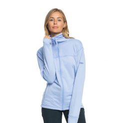 Bluza damska ROXY Vertere Full Zip. Niebieskie bluzy Roxy, xs, bez wzorów, bez kaptura. W wyprzedaży za 321.10 zł.