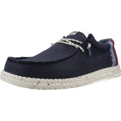 Buty HEY DUDE WALLY BREAK HEY DAY Niebieski. Niebieskie trekkingi Hey Dude, z tkaniny, trekkingowe. Za 222.99 zł.