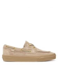 Vans Tenisówki 2-Eyelet Boat Shoe VN000XVH4MG1 Beżowy. Brązowe trampki Vans, bez wzorów, ze skóry, bez zapięcia. Za 399.99 zł.