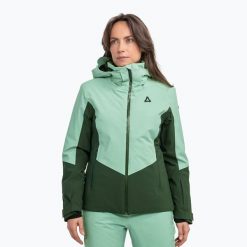 Kurtka narciarska damska Schöffel Safuna. Zielone kurtki narciarskie Schöffel, m, bez wzorów, z elastanu, bez kaptura, narciarskie, Venturi (Schöffel). Za 1,599.00 zł.
