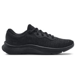 Buty sportowe dla kobiet Under Armour Mojo. Czarne obuwie sportowe Under Armour, bez zapięcia, trekkingowe. Za 181.99 zł.
