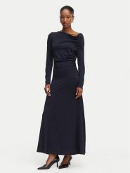 BOSS Sukienka codzienna Ejoe 50562866 Granatowy Regular Fit. Niebieskie sukienki Boss, na co dzień, xl, bez wzorów, z wiskozy, bez kołnierzyka, bez ramiączek, proste. Za 1,269.00 zł.