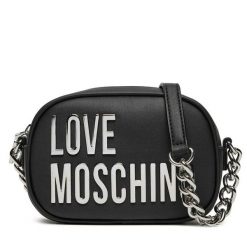 Torebka LOVE MOSCHINO. Czarne listonoszki Love Moschino, bez wzorów, bez dodatków. Za 419.99 zł.