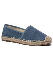 Foreverfolie Espadryle w kolorze niebieskim rozmiar: 37. Niebieskie espadryle Foreverfolie, bez wzorów, bez obcasa, bez zapięcia. Za 101.23 zł.