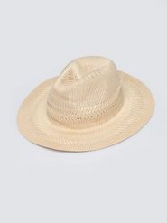 Kapelusz damski beżowy Safari 801. Brązowe kapelusze Big Star, bez wzorów. Za 99.99 zł.