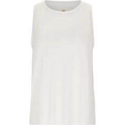 Damski tank top Athlecia Haze. Białe topy Athlecia, bez wzorów, bez kołnierzyka, bez ramiączek. Za 189.50 zł.