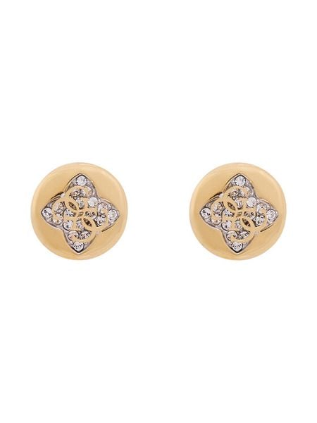 Guess Kolczyki JUBE06 467JW Złoty. Żółte kolczyki Guess, ze stali. Za 199.99 zł.