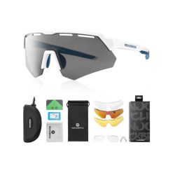 Okulary rowerowe / sportowe z polaryzacją, wymienne soczewki UV400 ROCKBROS. Okulary przeciwsłoneczne ROCKBROS, bez wzorów, sportowe. Za 123.00 zł.
