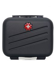 SWISS KOPPER Kosmetyczka "Zurich" w kolorze czarnym - 30 x 23 x 16 cm rozmiar: onesize. Czarne kufry i kosmetyczki SWISS KOPPER, bez wzorów, z materiału, bez dodatków. Za 73.99 zł.