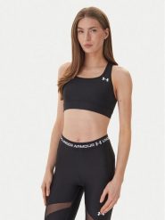 Under Armour Biustonosz sportowy HeatGear® 6011151 Czarny. Czarne koszulki sportowe Under Armour, bez wzorów, z syntetyku, bez ramiączek, na fitness i siłownię. Za 129.99 zł.