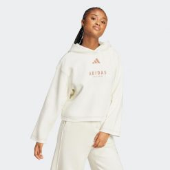 Bluza z kapturem damska ADIDAS. Bluzy Adidas, xl, bez wzorów, z bawełny, z kapturem. W wyprzedaży za 199.99 zł.