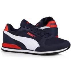Buty damskie sportowe do chodzenia PUMA ST RUNNER V3 MESH. Białe obuwie sportowe Puma, z materiału, bez zapięcia, trekkingowe. W wyprzedaży za 159.00 zł.