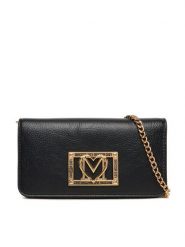 LOVE MOSCHINO Torebka JC5602PP1NLI0000 Czarny. Czarne torebki klasyczne Love Moschino, bez wzorów, ze skóry, bez dodatków. Za 659.99 zł.