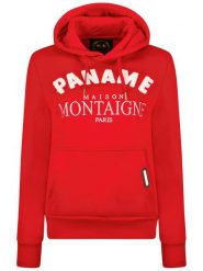 Maison Montaigne Bluza "Guliamai" w kolorze czerwonym rozmiar: XXL. Czerwone bluzy Maison Montaigne, xxl, bez wzorów, z kapturem. Za 79.21 zł.