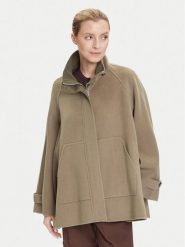 MAX&Co. Płaszcz wełniany Letizia 2526086071200 Zielony Oversize. Zielone płaszcze MAX&Co., na zimę, bez wzorów, z wełny, bez kaptura. Za 2,289.00 zł.
