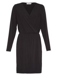 MOSS COPENHAGEN Sukienka "Jaqueline" w kolorze czarnym rozmiar: S/M. Czarne sukienki Moss Copenhagen, m, bez wzorów, bez kołnierzyka, bez ramiączek, mini. Za 74.63 zł.