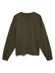 Vero Moda Bluza w kolorze khaki rozmiar: L. Brązowe bluzy Vero Moda, l, bez wzorów, bez kaptura. Za 109.95 zł.