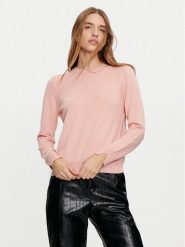 Sisley Sweter 102HM100F Różowy Regular Fit. Czerwone swetry Sisley, xl, bez wzorów, z syntetyku, bez ramiączek. Za 279.99 zł.