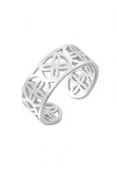 Elli Damski zegarek Open Life Flower Boho regulowany ze srebra próby 925 Sterling Silver Pierścionki 1 ct. Szare pierścionki Elli, srebrne. Za 208.99 zł.