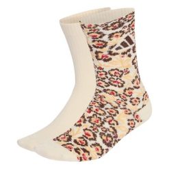 SKARPETY ADIDAS FARM 2PP. Brązowe skarpety Adidas, bez wzorów, z bawełny. Za 89.95 zł.