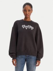 HUGO Bluza Deroxina 50555824 Czarny Regular Fit. Czarne bluzy Hugo, s, bez wzorów, z bawełny, bez kaptura. Za 599.99 zł.