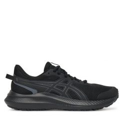 Buty do biegania Asics. Czarne obuwie sportowe Asics, bez zapięcia, do biegania. Za 279.99 zł.