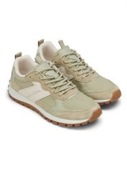 Marc O´Polo Skórzane sneakersy w kolorze beżowo-oliwkowym rozmiar: 36. Brązowe trampki bez wzorów, z materiału, bez zapięcia. Za 298.67 zł.