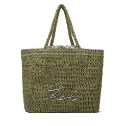 Torebka KARL LAGERFELD. Zielone torebki klasyczne KARL LAGERFELD, bez wzorów, bez dodatków. Za 849.99 zł.