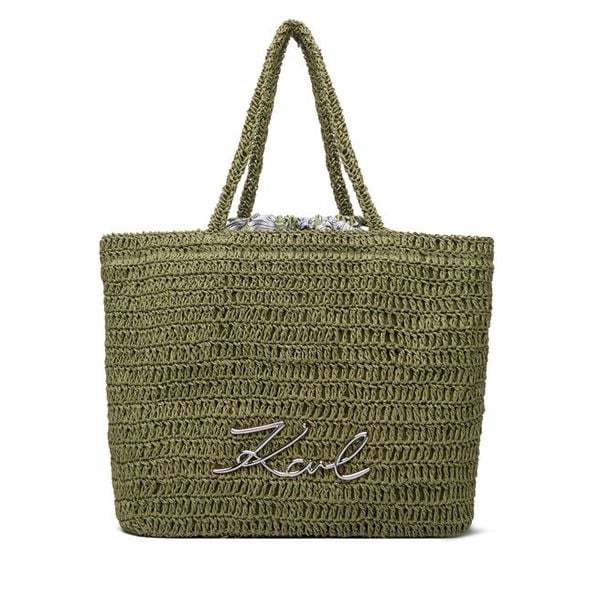 Torebka KARL LAGERFELD. Zielone torebki klasyczne KARL LAGERFELD, bez wzorów, bez dodatków. Za 849.99 zł.