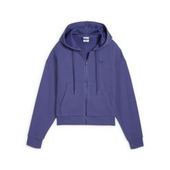 Puma Bluza Her Comfort Crop Full-Zip 68505646. Niebieskie bluzy Puma, xl, bez wzorów, bez kaptura. Za 234.99 zł.