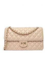 Badura Torebka TYL00490 Beżowy. Brązowe torebki klasyczne Badura, bez wzorów, z materiału, bez dodatków. Za 229.99 zł.