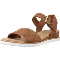 Sandały SKECHERS DESERT KISS SEREND Brązowy. Brązowe sandały Skechers, bez wzorów, z tkaniny, bez obcasa, bez zapięcia. Za 207.99 zł.
