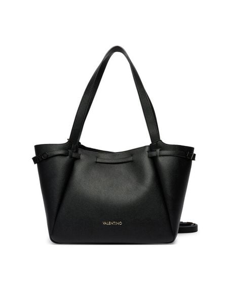 Valentino Torebka Medea VBS9Q801 Czarny. Czarne shopper Valentino, bez wzorów, ze skóry, bez dodatków. Za 443.99 zł.
