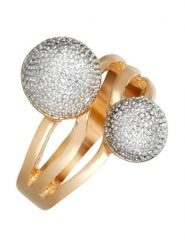 MENTHE À L'O Pozłacany pierścionek rozmiar: 52. Żółte pierścionki MENTHE À L'O, pozłacane. Za 74.45 zł.