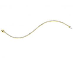 Bransoletka z żółtego złota z brylantami - 18 cm - 2,00 ct - próba 585. Żółte bransoletki Apart, z brylantem, złote. Za 16,990.00 zł.