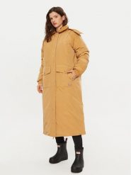 Hunter Płaszcz przejściowy HARW0014242 Brązowy Regular Fit. Brązowe płaszcze Hunter, s, bez wzorów, z syntetyku, bez kaptura. Za 649.99 zł.