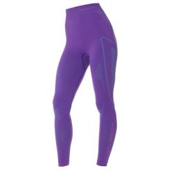 Termoaktywne damskie legginsy narciarskie Thermo. Fioletowe bielizna sportowa Brubeck, l, bez wzorów, z dzianiny. Za 149.99 zł.