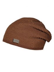 CAPO-authentic headwear Wełniana czapka w kolorze jasnobrązowym rozmiar: onesize. Brązowe czapki CAPO-authentic headwear, bez wzorów, z wełny. Za 116.95 zł.