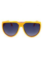 Carrera Okulary przeciwsłoneczne unisex w kolorze żółto-granatowym rozmiar: 62. Niebieskie okulary przeciwsłoneczne Carrera, bez wzorów, z tworzywa sztucznego. Za 243.45 zł.