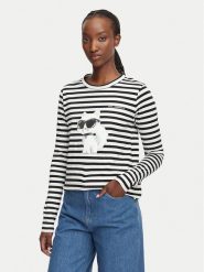 Karl Lagerfeld Jeans Bluzka B3W17043 Kolorowy Regular Fit. Bluzki Karl Lagerfeld Jeans, m, bez wzorów, z bawełny, bez kołnierzyka, bez ramiączek. Za 529.99 zł.