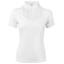 Damska koszulka polo na zawody Harry's Horse Philidelphia. Białe bluzki HARRYS HORSE, s, bez wzorów, sportowe, bez kołnierzyka, bez ramiączek. Za 226.50 zł.