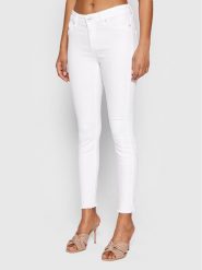 ONLY Jeansy Blush 15155438 Biały Skinny Fit. Białe jeansy Only, l, bez wzorów. Za 199.99 zł.
