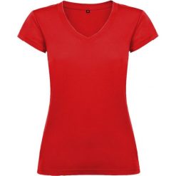 Damska Koszulka Victoria. Czerwone bluzki ROLY, xl, bez wzorów, sportowe, bez kołnierzyka, bez ramiączek. Za 32.99 zł.
