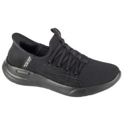Buty sportowe Sneakersy damskie, Slip-ins: Sport - Ballet Chic. Czarne obuwie sportowe Skechers, bez zapięcia, trekkingowe, Skechers Sport. Za 329.99 zł.