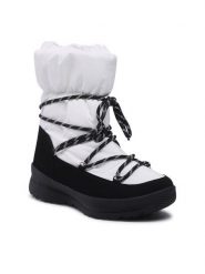 Jenny Fairy Śniegowce NS10121 Biały. Białe trapery i śniegowce Jenny Fairy, z materiału. Za 99.99 zł.